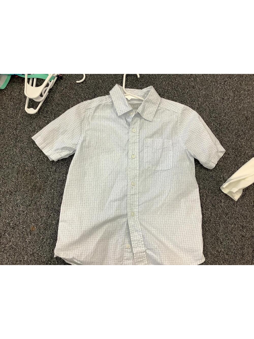 PLACE Boys 7/8 Short Sleeve Button-Up Shirt